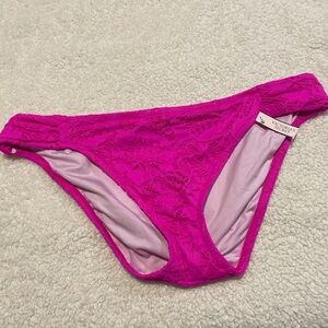 Victoria’s Secret knockout bikini women’s hot pink swimwear bottoms size XL